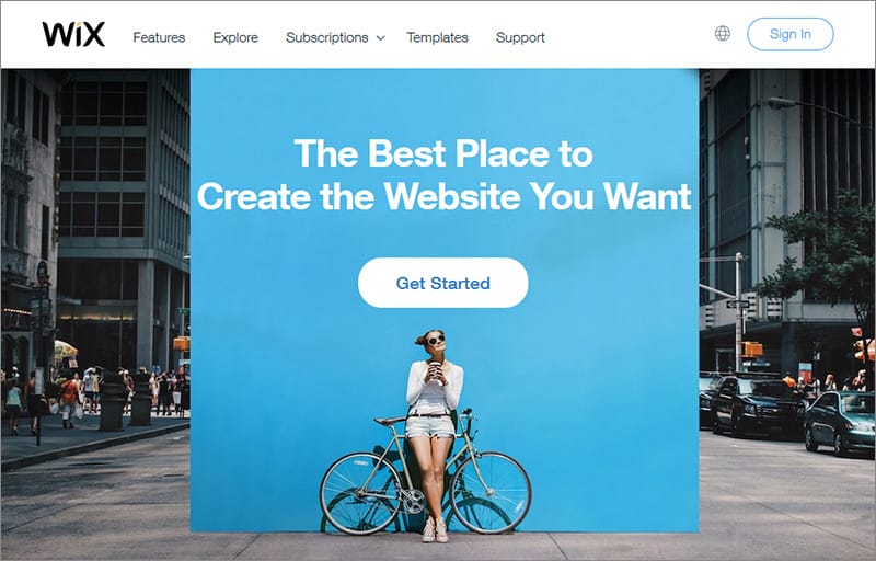 Wix - One of the best free website builders on the planet