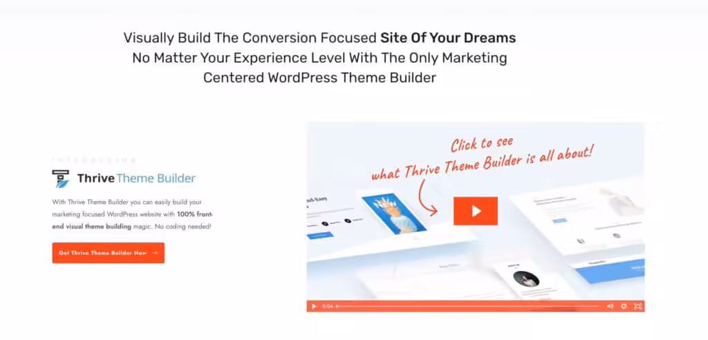 Thrive Theme Builder No Code Custom WordPress Theme Builder2025