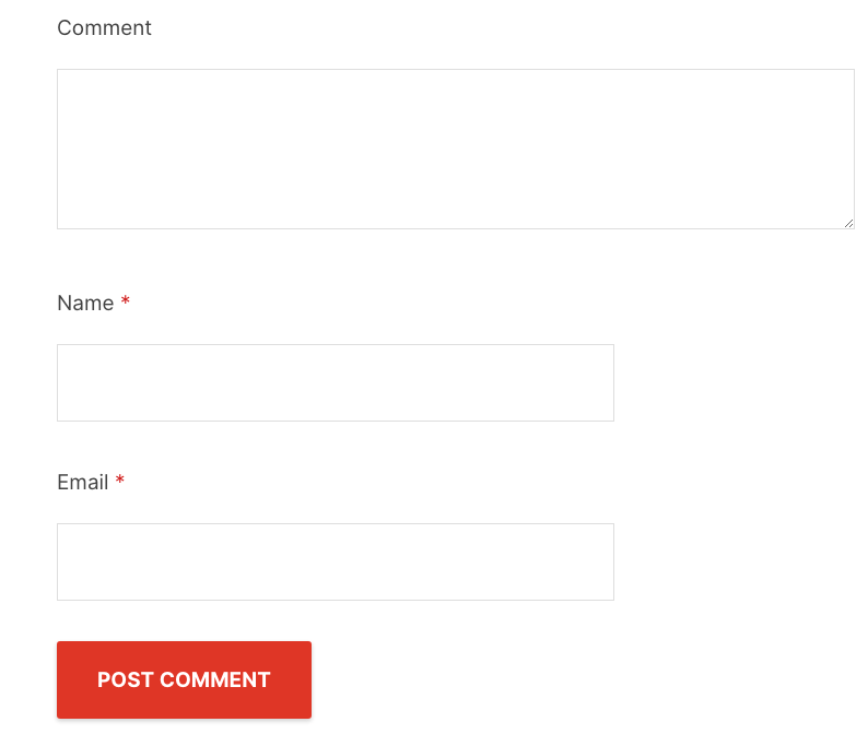 Write better comments - Comment Form WordPress screenshot