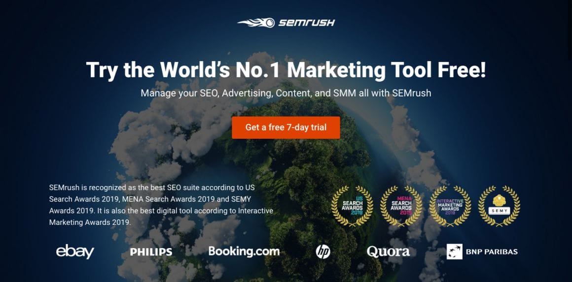 SEMrush's Online SERP Checker