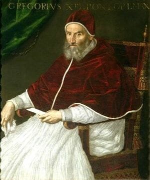 Pope Gregory —  day of a week for a given date after the year 1600 in the Gregorian Calendar.