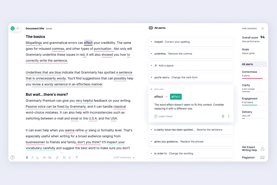 Grammarly Review Screenshot