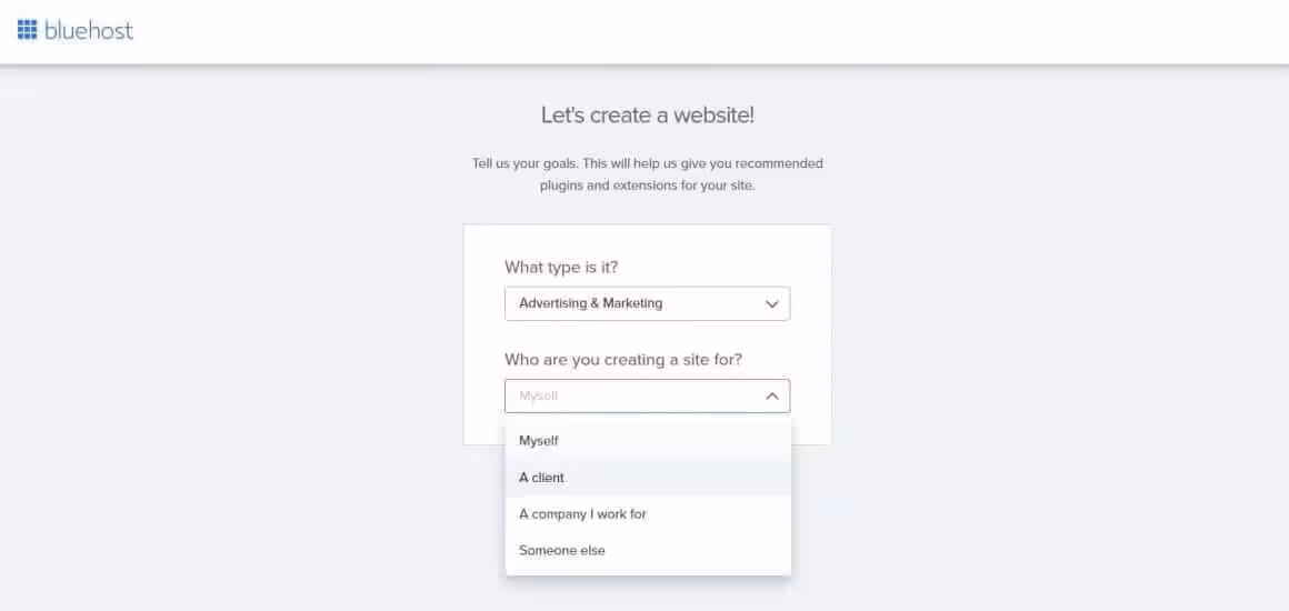 Create a Business Website with Bluehost and WordPress Step 11