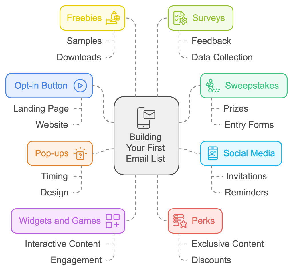 building first email list