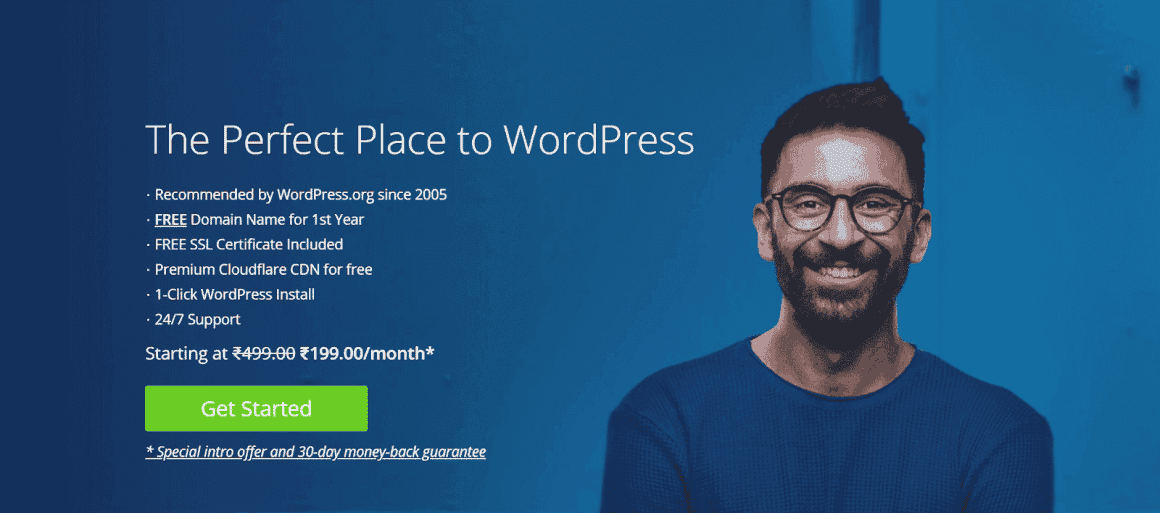 Create a Business Website with Bluehost and WordPress Step 1