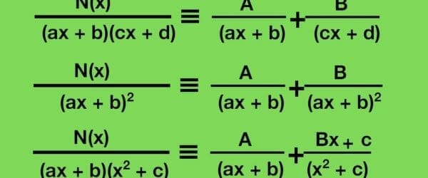 partial fractions