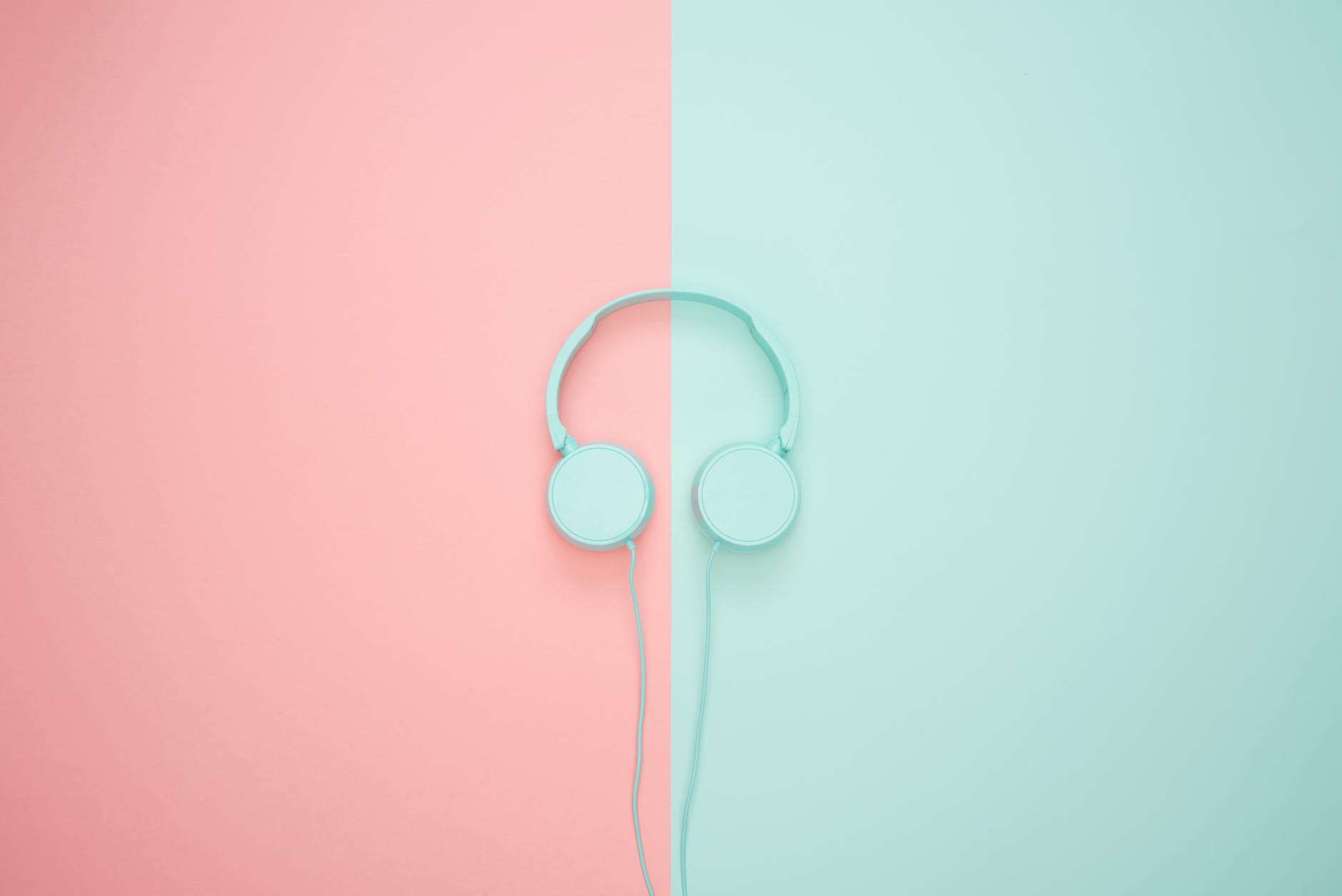 blue headphone, music promotion