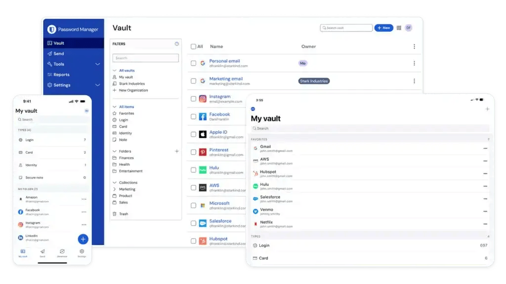 bitwarden multiple devices