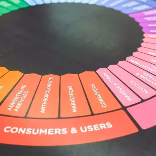 customers users color wheel