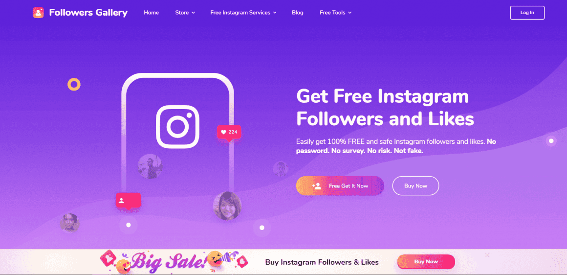 Buy Instagram Followers on FollowersGallery