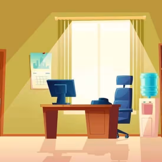 home office setup workspace