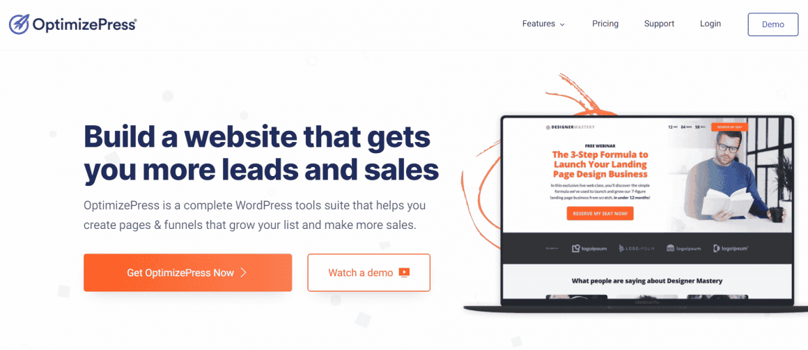 OptimizePress Landing Page Builder