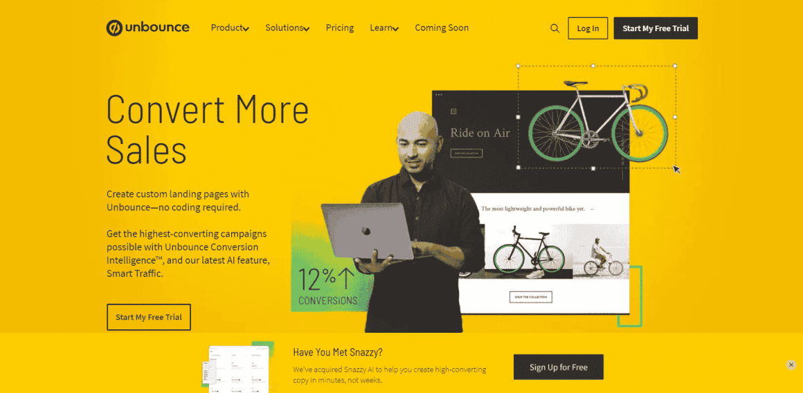 unbounce landing page builder