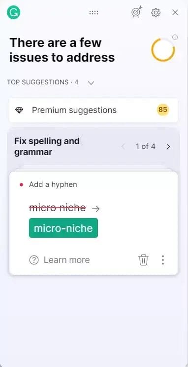 Use grammarly for proofreading