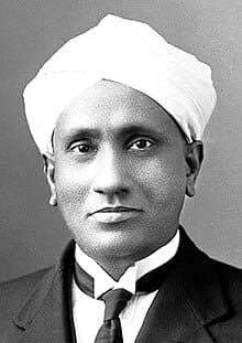 CV Raman Photo