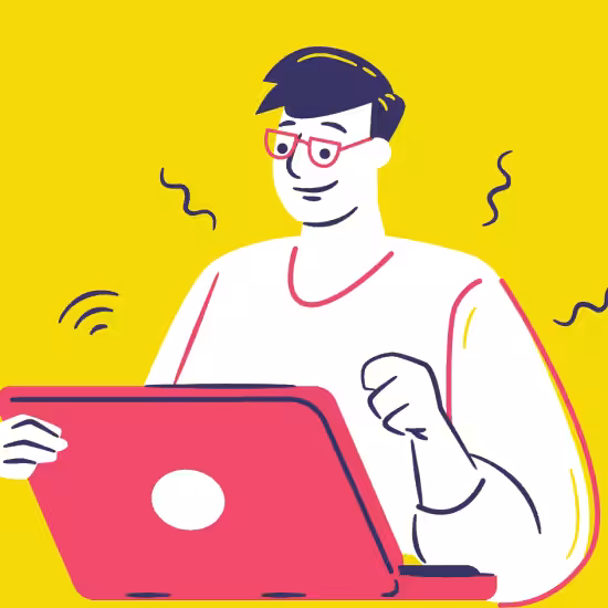 man coursework laptop