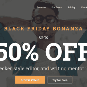 Prowritingaid Black Friday Banner