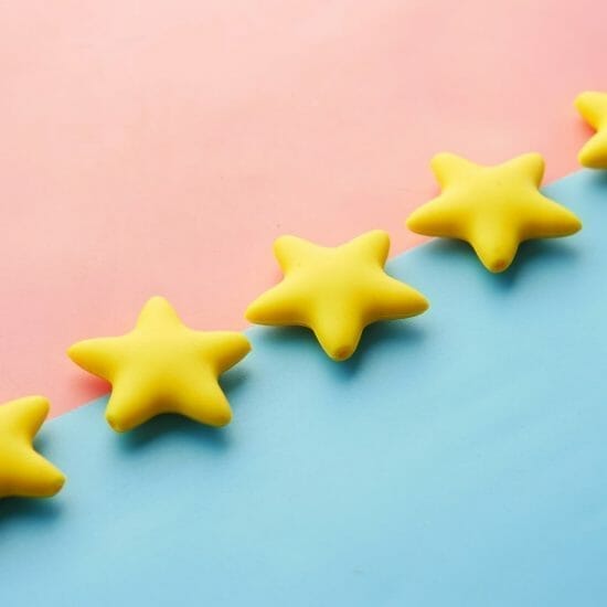 yellow star shaped plastic toy