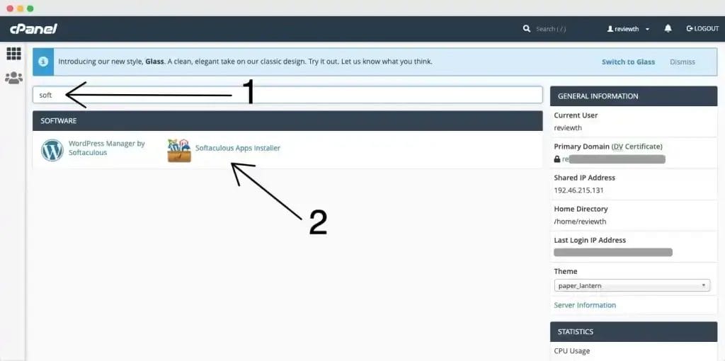 Softaculous in Chemicloud cPanel