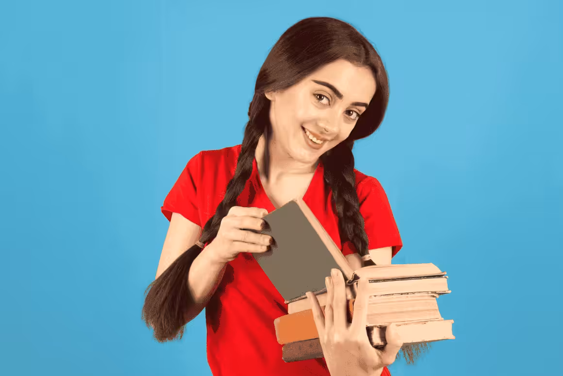 girl with books - motivate yourself to study