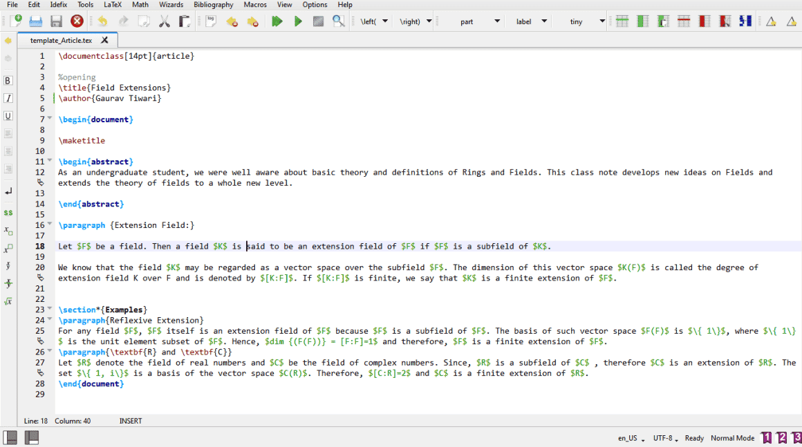 texstudio screenshot