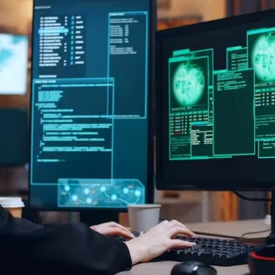 Organized female hacker and her team stealing information from government server using super computers