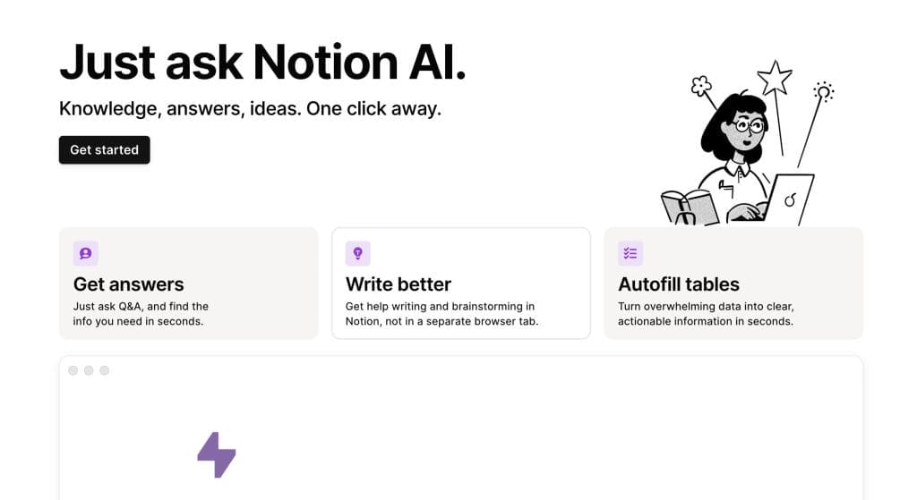 Notion AI Writing Tool