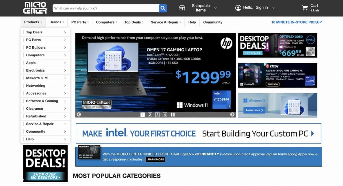 Micro Center Black Friday