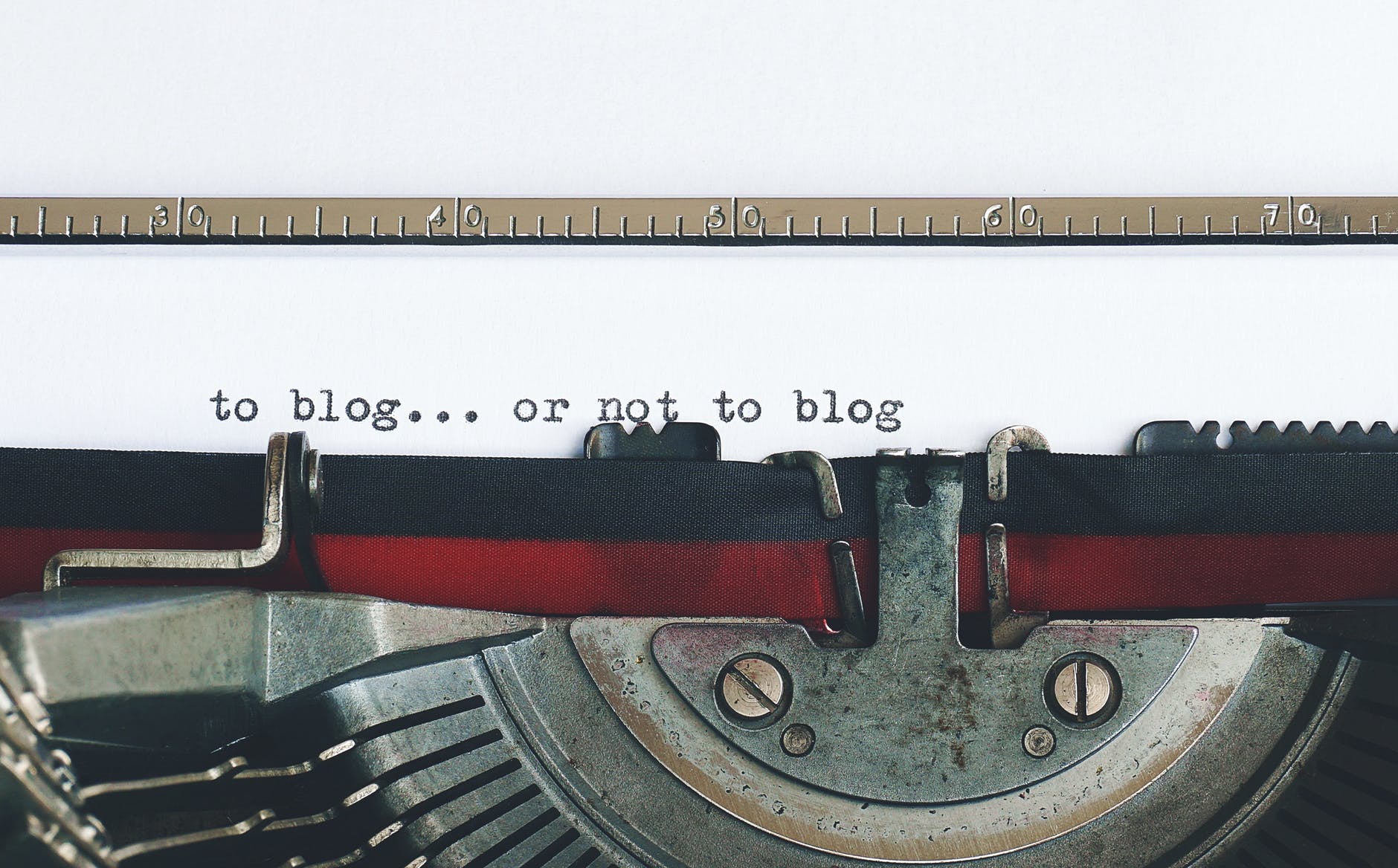 a vintage typewriter showing the text blog - related to The Best Personal Blogs