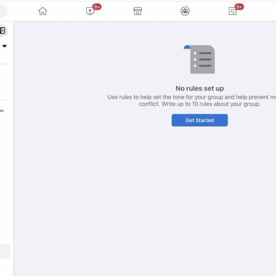 Facebook group rules get started