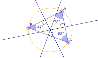 Circumcenter lies inside an acute triangle