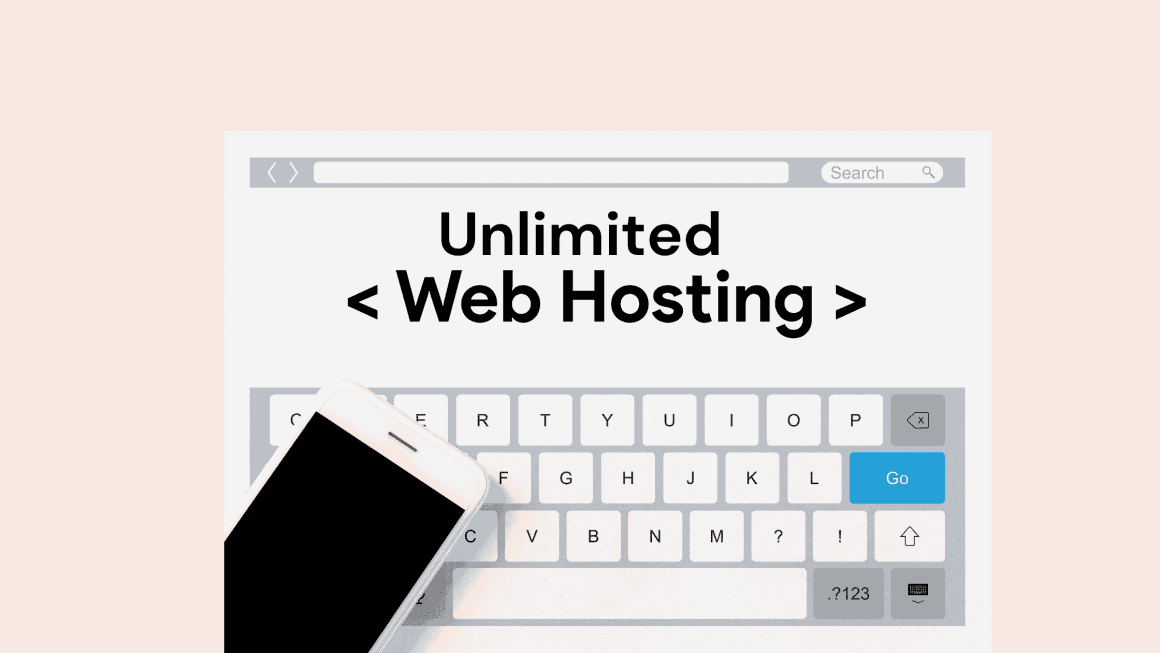 Banner with text Unlimited Web Hosting in India