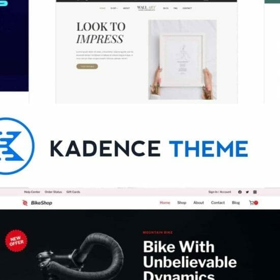 Kadence theme