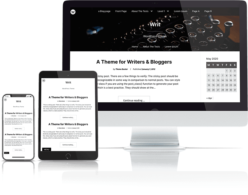 Writ WordPress Theme