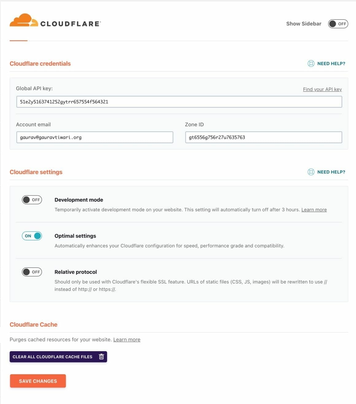 cloudflare addon