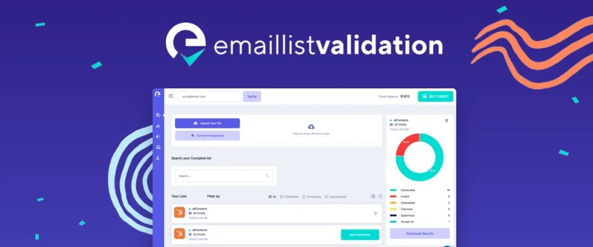 as web EmailListValidation