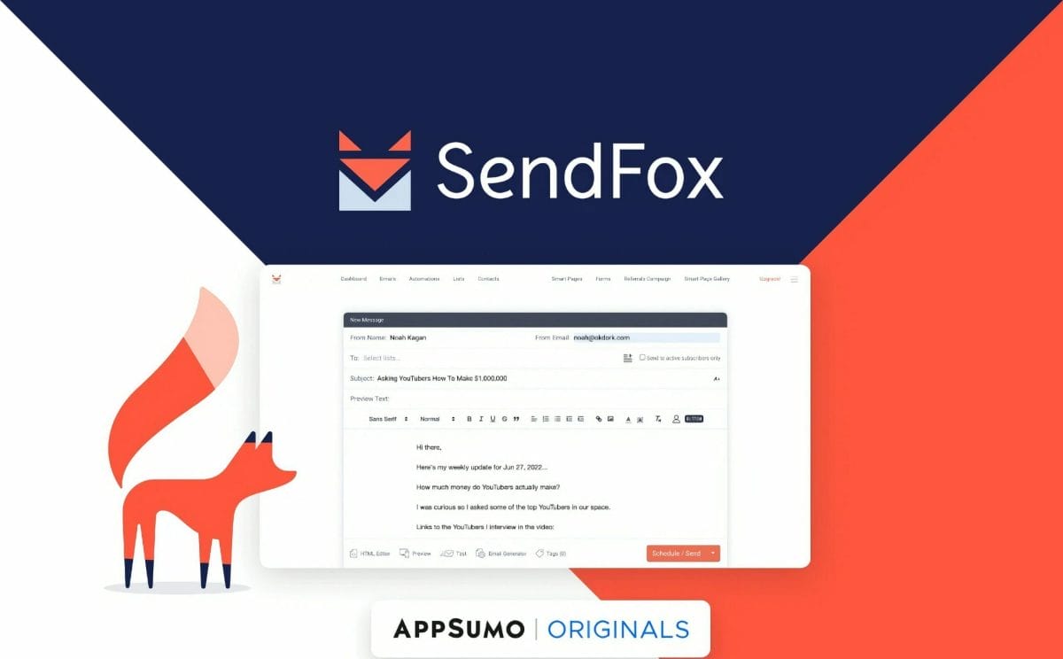 sendfox banner
