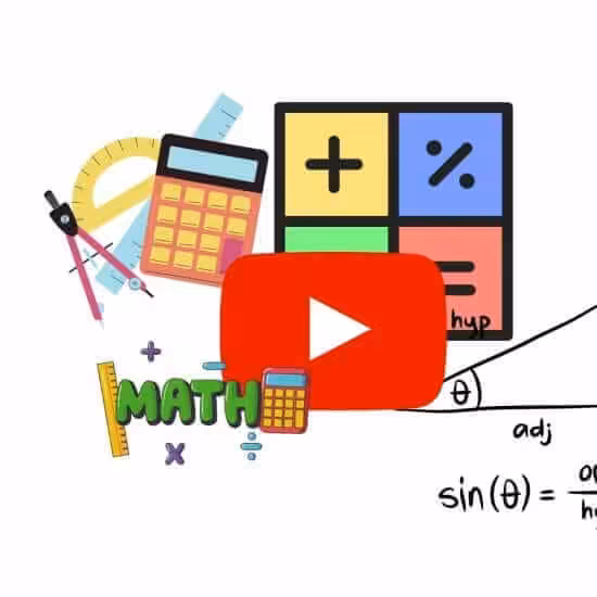 best math youtube channels banner