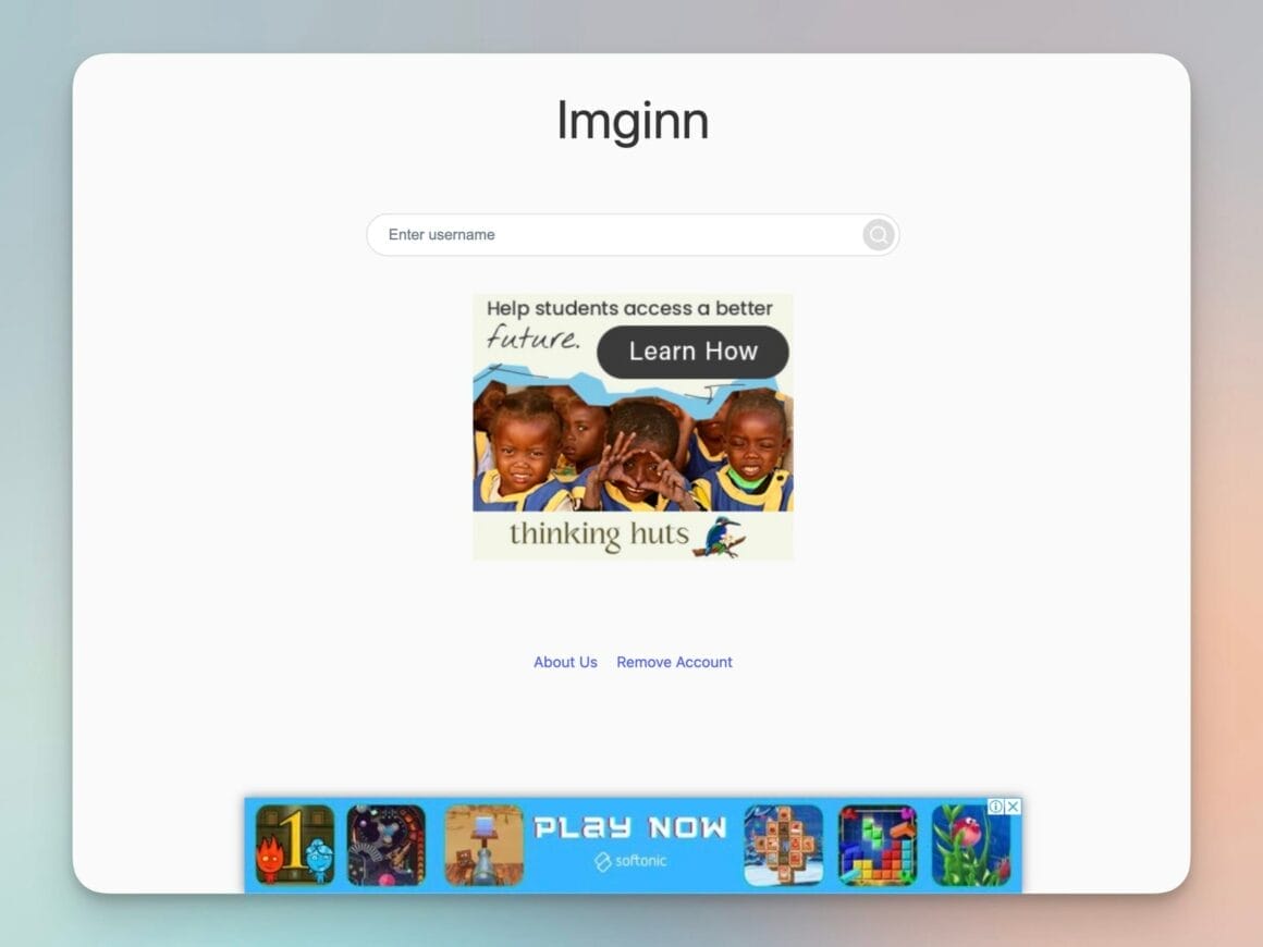 imginn homepage