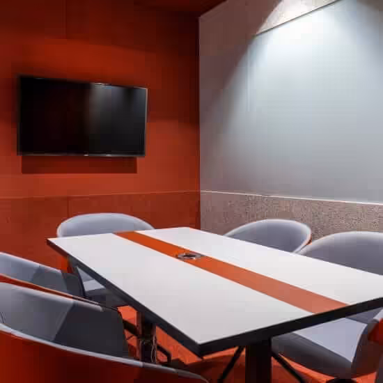 modern conference room with tv