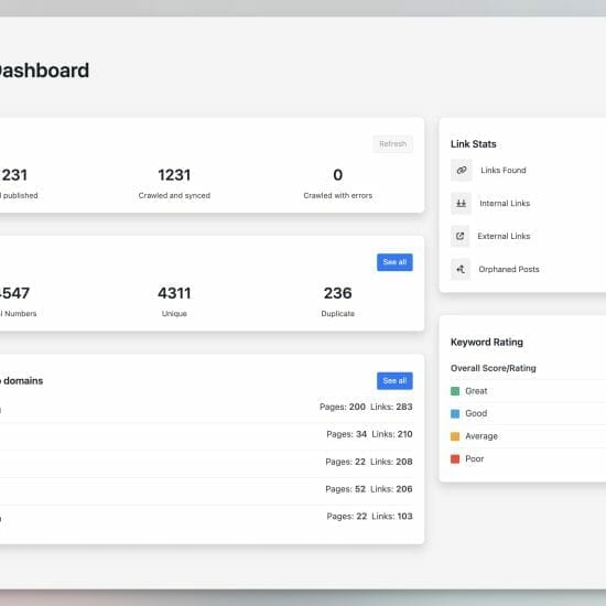 Linksy Dashboard