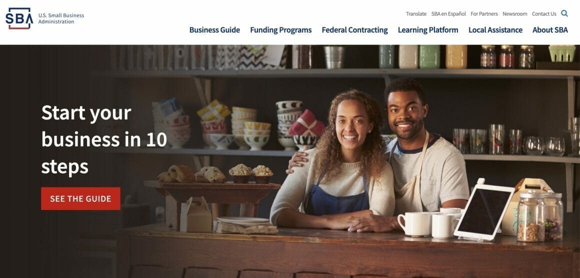 SBA Loan Website