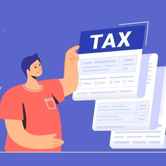 18259793 man pointing tax