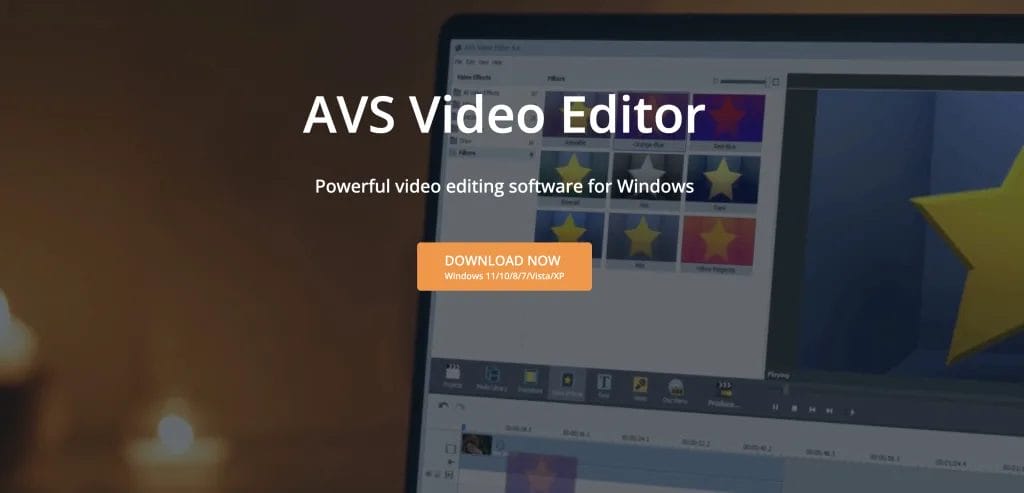 AVS Video Editor easy video editing software for Windows. 2023 11 003415