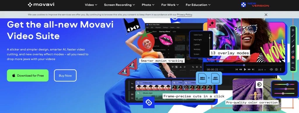 Trusted Multimedia Software for your Mac Movavi 2023 11 003425