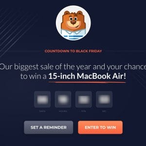 WPForms Black Friday