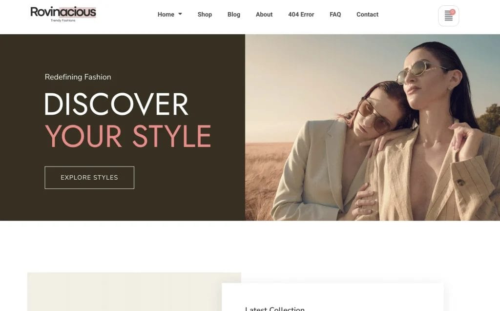 Responsive WooCommerce theme