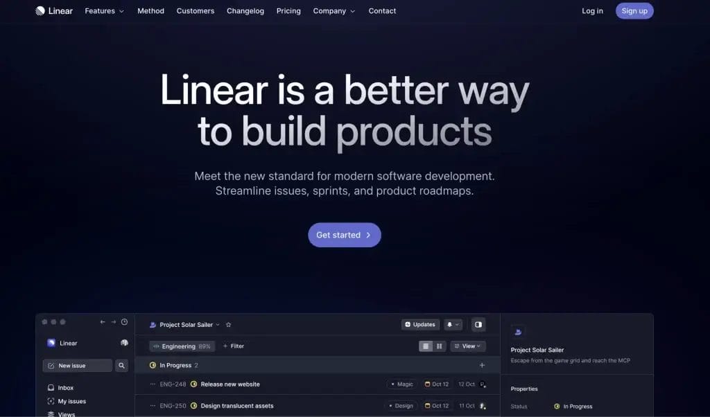 Linear – A better way to build products 2024 02 003941