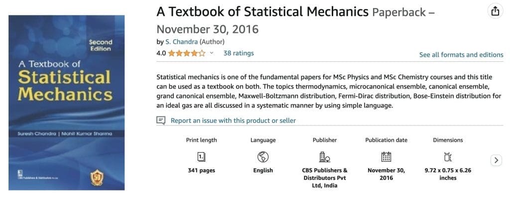 Microsoft Edge A Textbook of Statistical Mechanics Chandra S. 9788123928586 Amazon.com Books 2024 wvjPT8NG