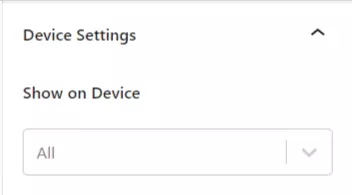 device settings kadence element hooks